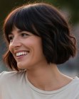 Brunette bob