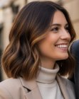 Long brown bob