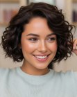 Tousled short bob