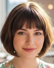 Classic bob with bangs