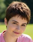 Pixie cut with layering