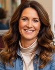 Past the shoulders hair for older women