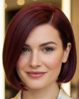 Chin-length bob
