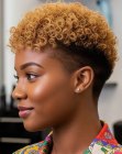 Short cut for naturally curly hair