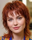 Modern layered haircut