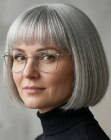 Bob for gray hair