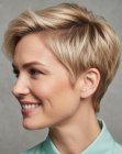 Feminine short haistyle