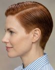 Tidy short hair for women