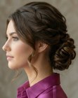Braided updo