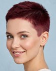 Very short, feminine hair for summer