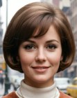 Sixties pageboy cut