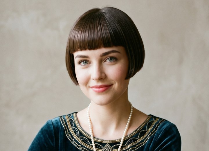 1920s bob haircut