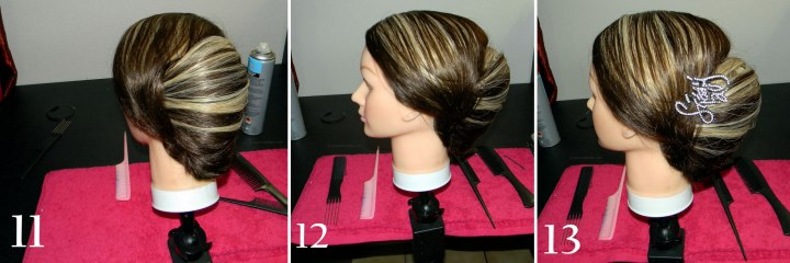 Updo with extensions