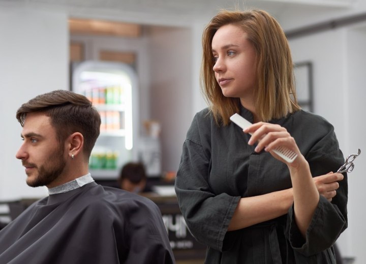 Female barber