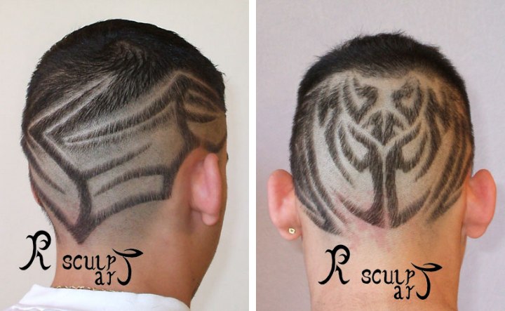 Hair carving