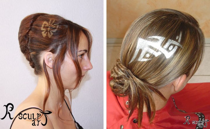 Hair Carving Hair Tattoos And Tribal Hair Design Onto Shaven Heads Of Males And The Hair Of Women