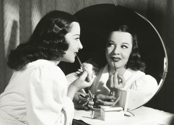 1940s hairstyle for long hair