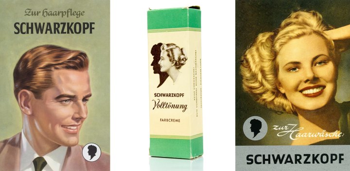Schwarzkopf 1950s hair products