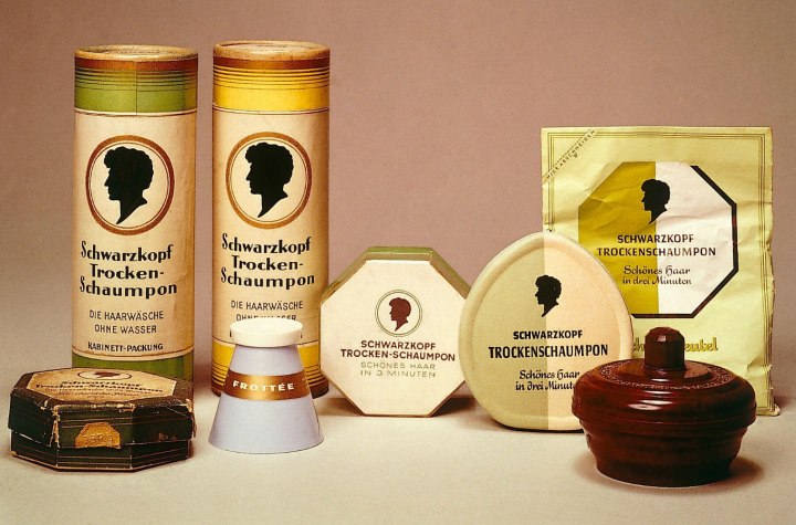 Retro Schwarzkopf hair products - Trockenschaumpon
