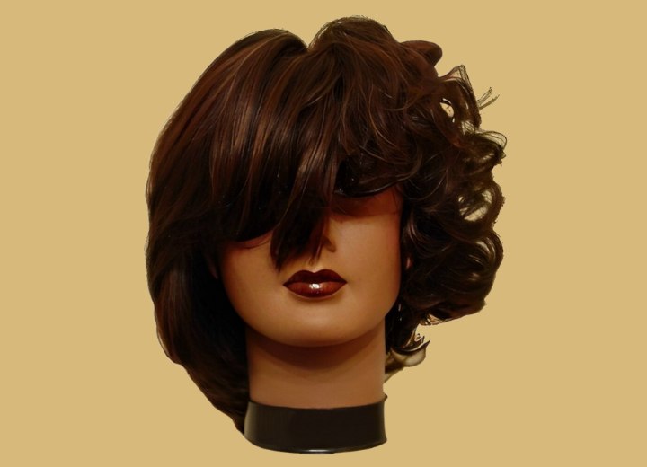 Hair straightening - The finished style
