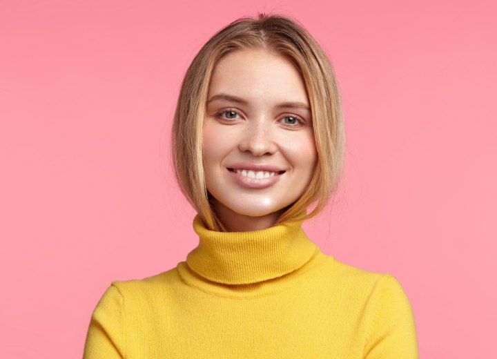 Turtleneck hair | Tuck your hair into your turtleneck