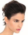 Updo for medium length hair