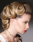 Exquisite opera inspired updo