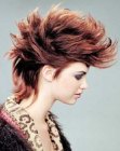 Mohawk hair style for women