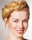 Feminine and romantic braided hair