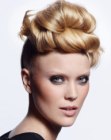 Updo hairstyles ideas | Hair styled up for a wedding, prom or graduation