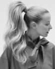 Stylish and modern high ponytail