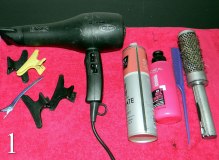 Tools to blow dry a bob