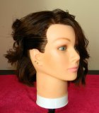 Angled bob with a faux undercut