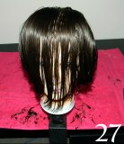 Compare the base-length of a freshly cut bob