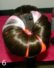 Bend the sock bun roll