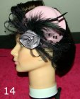 Vintage up-style - Updo with a large hair accessory