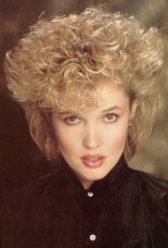 vintage 80s hairstyle photo