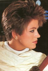 vintage 80s hairstyle photo