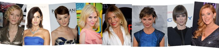 Celebrity hairstyles