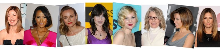 Celebrity hairstyles