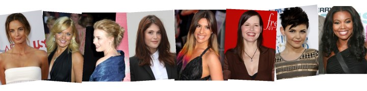 Celebrity hairstyles