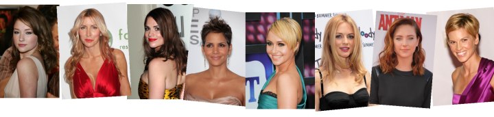 Celebrity hairstyles