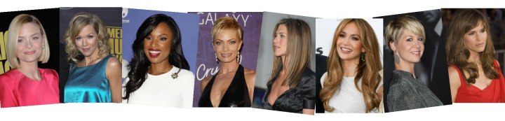 Celebrity hairstyles