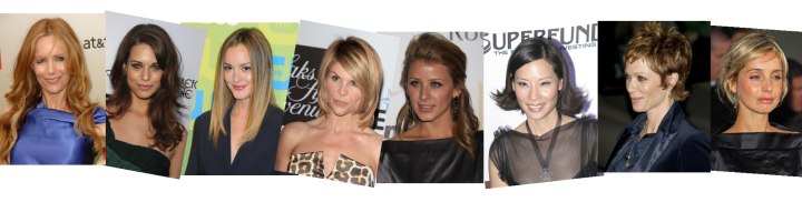 Celebrity hairstyles