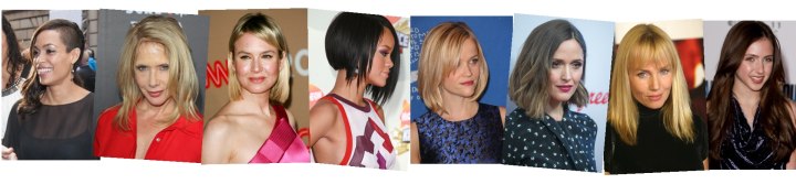 Celebrity hairstyles