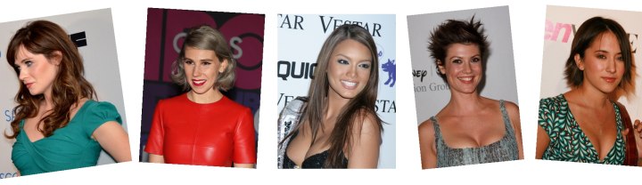 Celebrity hairstyles