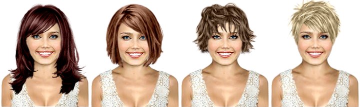 Virtual hairstyles - Hair imaging app - Free makeover software Virtual hairstyles - Hair imaging app - Free makeover software