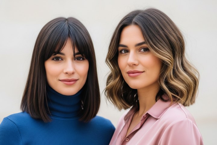 Medium hairstyles