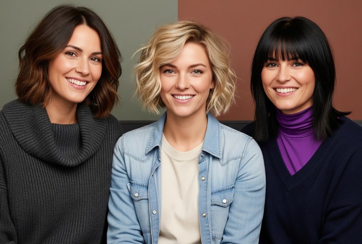 The newest hairstyles