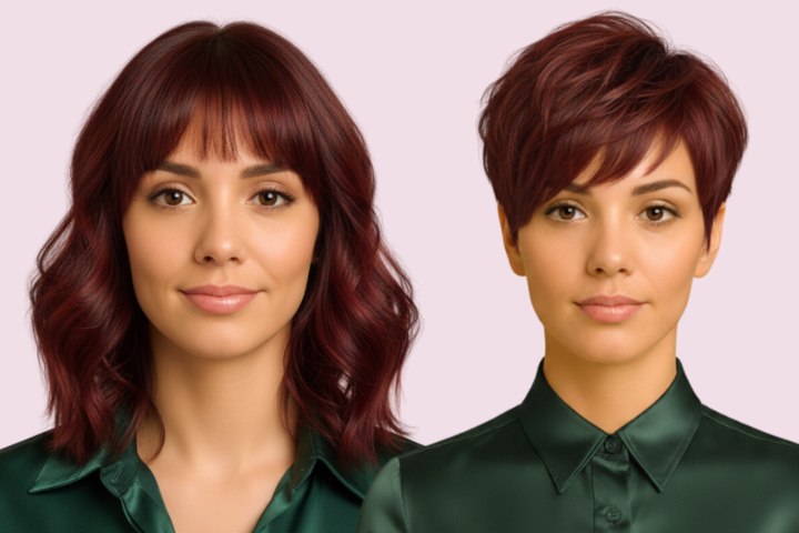 Test hairstyles